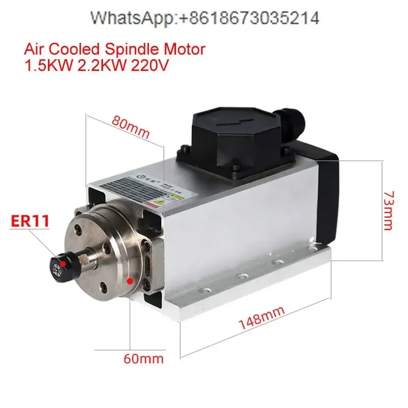 Moteur de broche CNC 800W 1.5W - Er20 Collet Chuck Spindle Motor 220V avis et prix