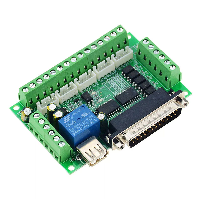 Adaptateur d'interface CNC 5 a - 5 Axis Cnc Breakout Board Interface Mach3 avis et prix